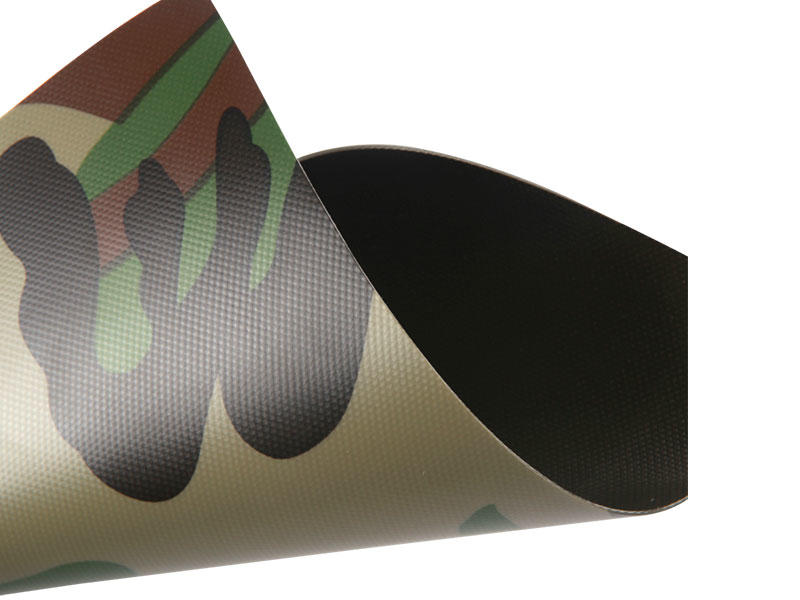 Tissu Gonflable Hermétique De Bateau De PVC De Camouflage De 0,52 Millimètres 650 G/M² 1000D23X23