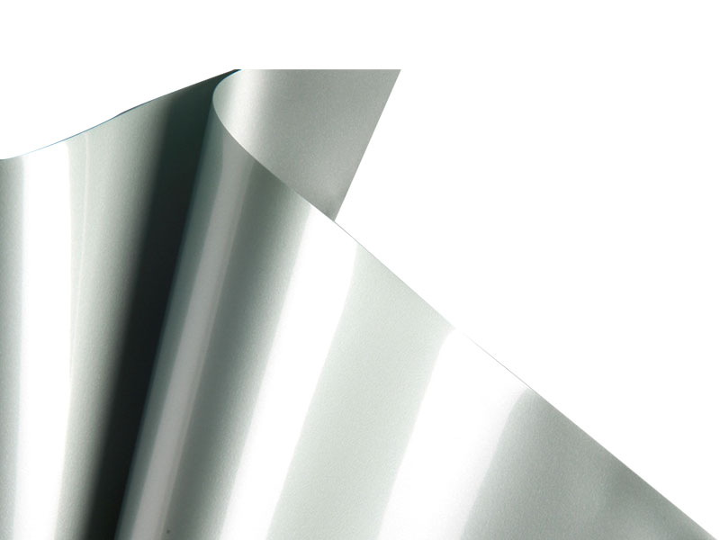 Film souple de plafond en PVC poli gris argenté-16 Film souple de plafond en PVC poli gris argenté-16