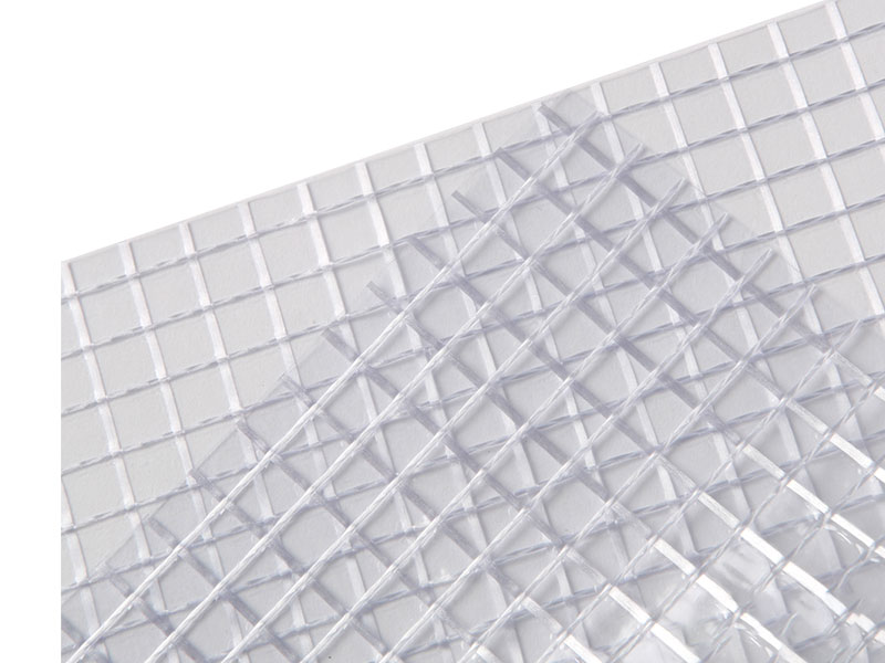 Tissu polyester transparent enduit de PVC 400 g/m2 1000 D3X3 T