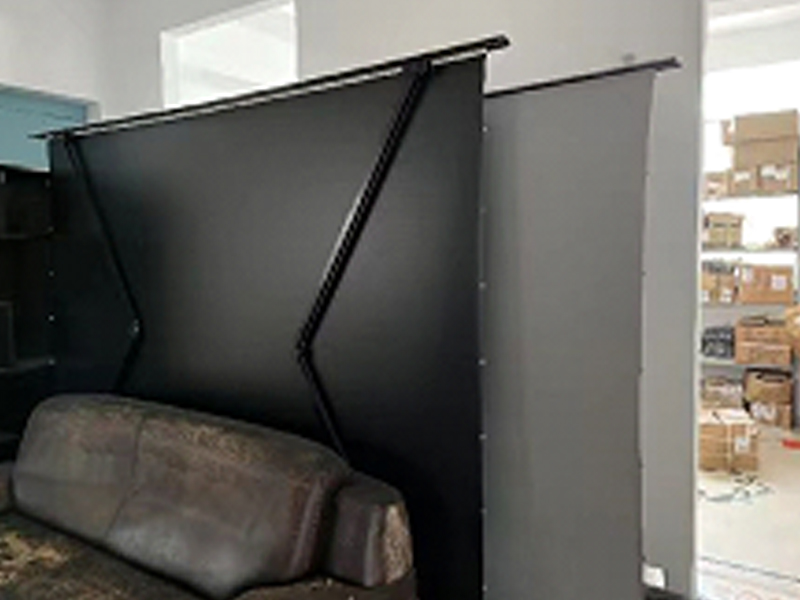 Tissu d'écran de projecteur de film de projection avant en PVC Tissu d'écran de projecteur de film de projection avant en PVC